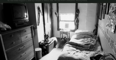 Bedroom of the fallen โปรเจคภาพถ่ายห้องนอนทหารผู้จากไปในสงคราม
